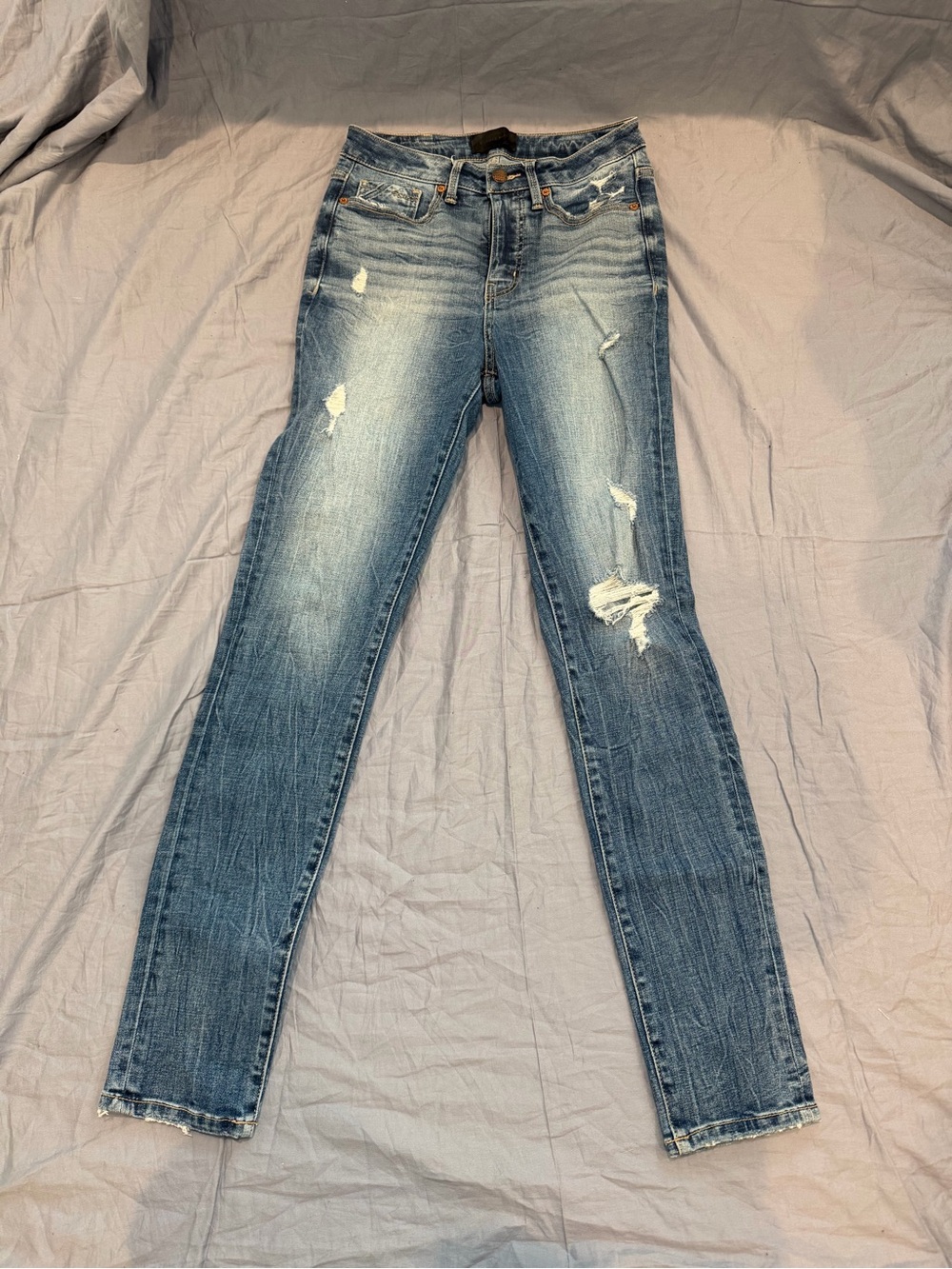 Buckle Black Fit No 35 Distressed Skinny Jeans 26x30